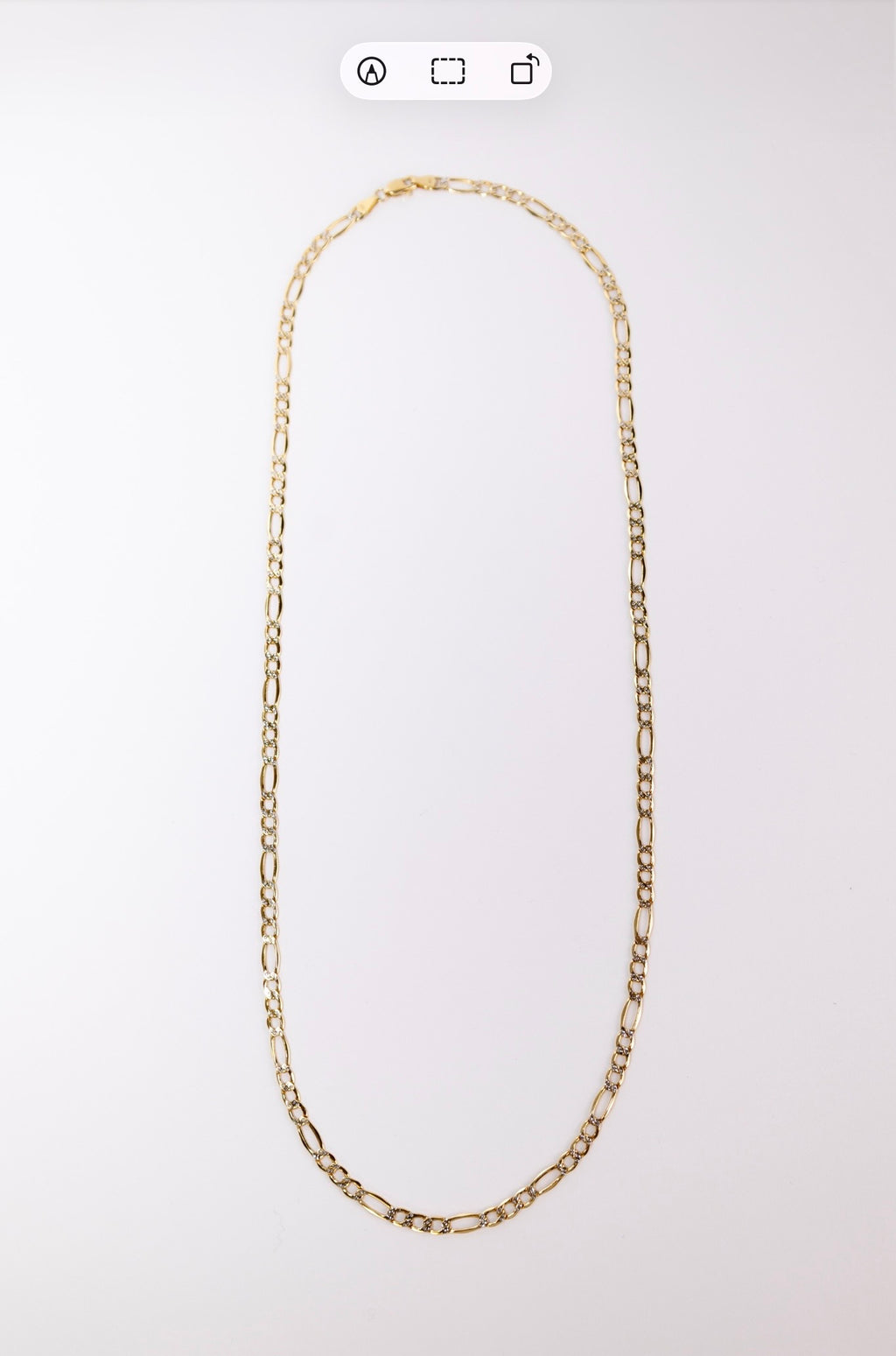 Cadena Figaro 14k