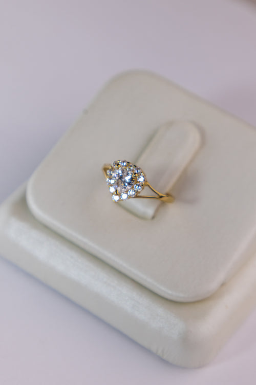 Anillo Corazón 14k