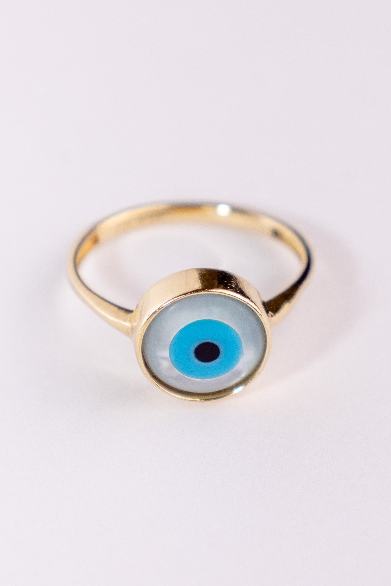 Anillo Ojo Turco 14k