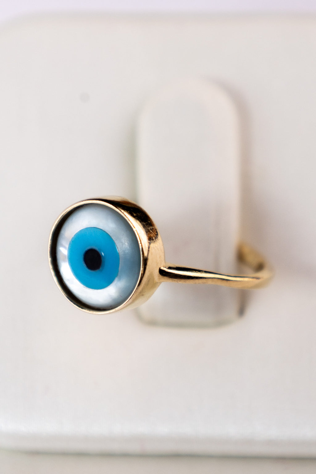 Anillo Ojo Turco 14k
