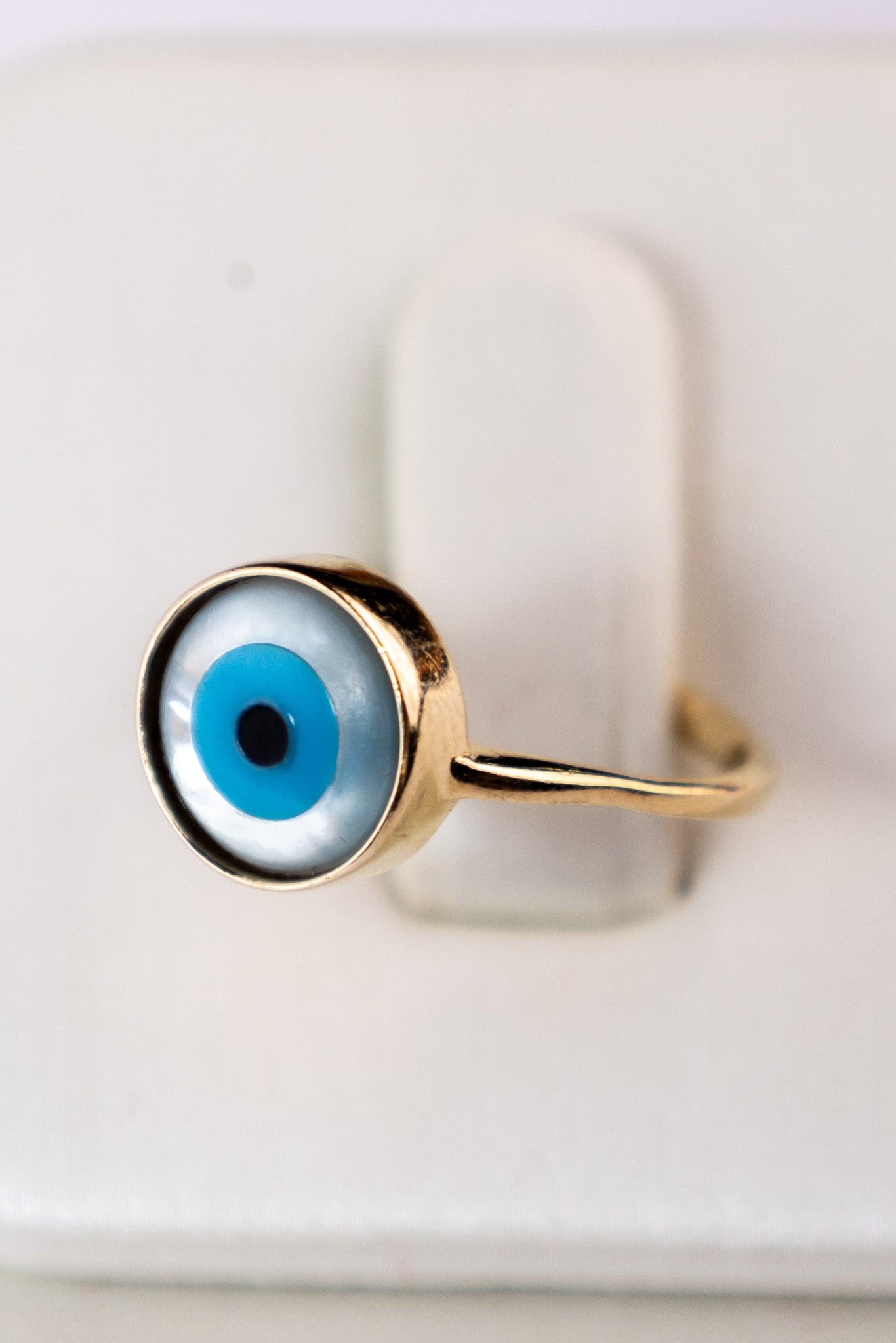 Anillo Ojo Turco 14k