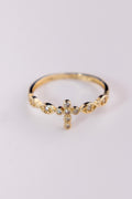 Anillo Cruz 14k