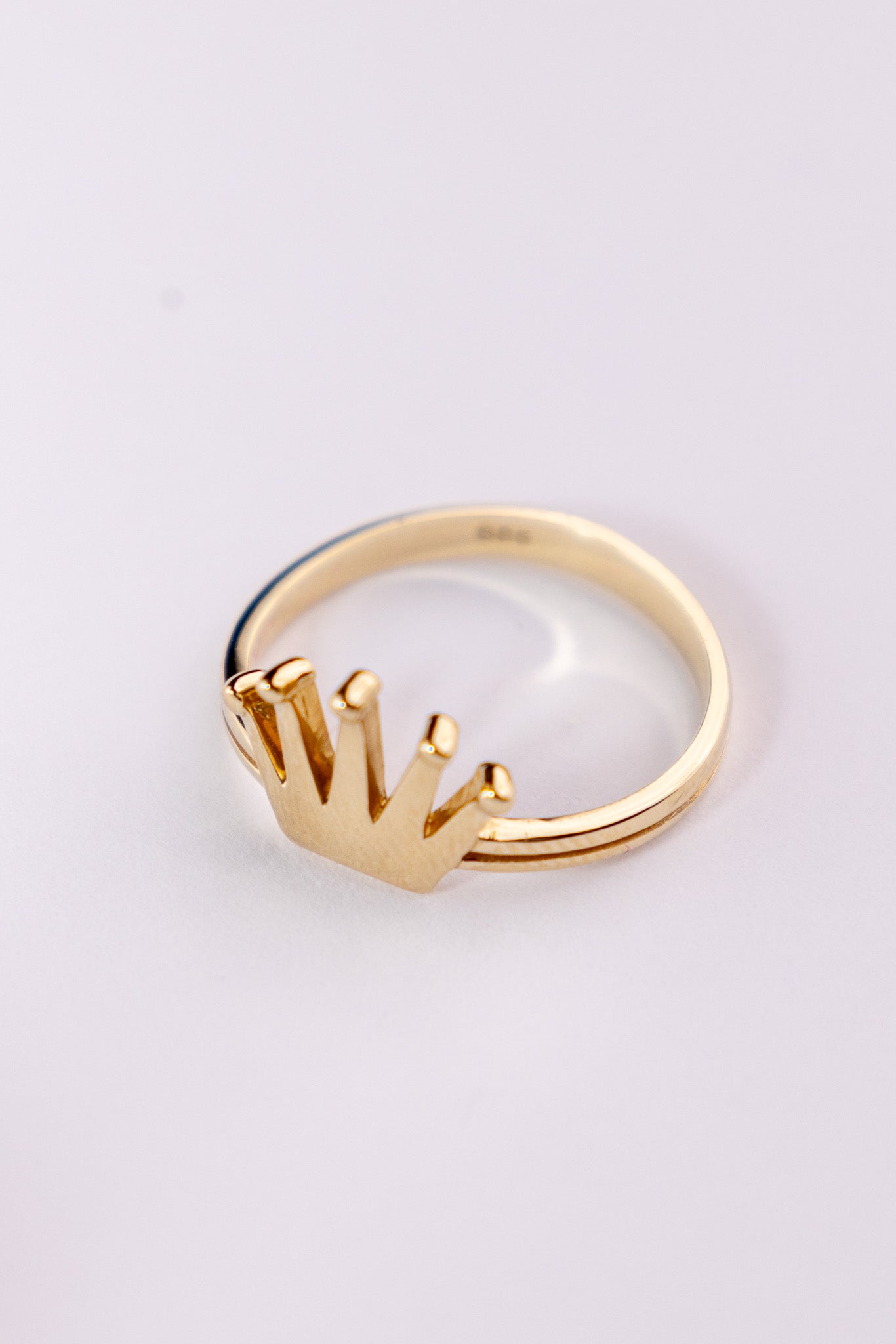 Anillo Corona 14k