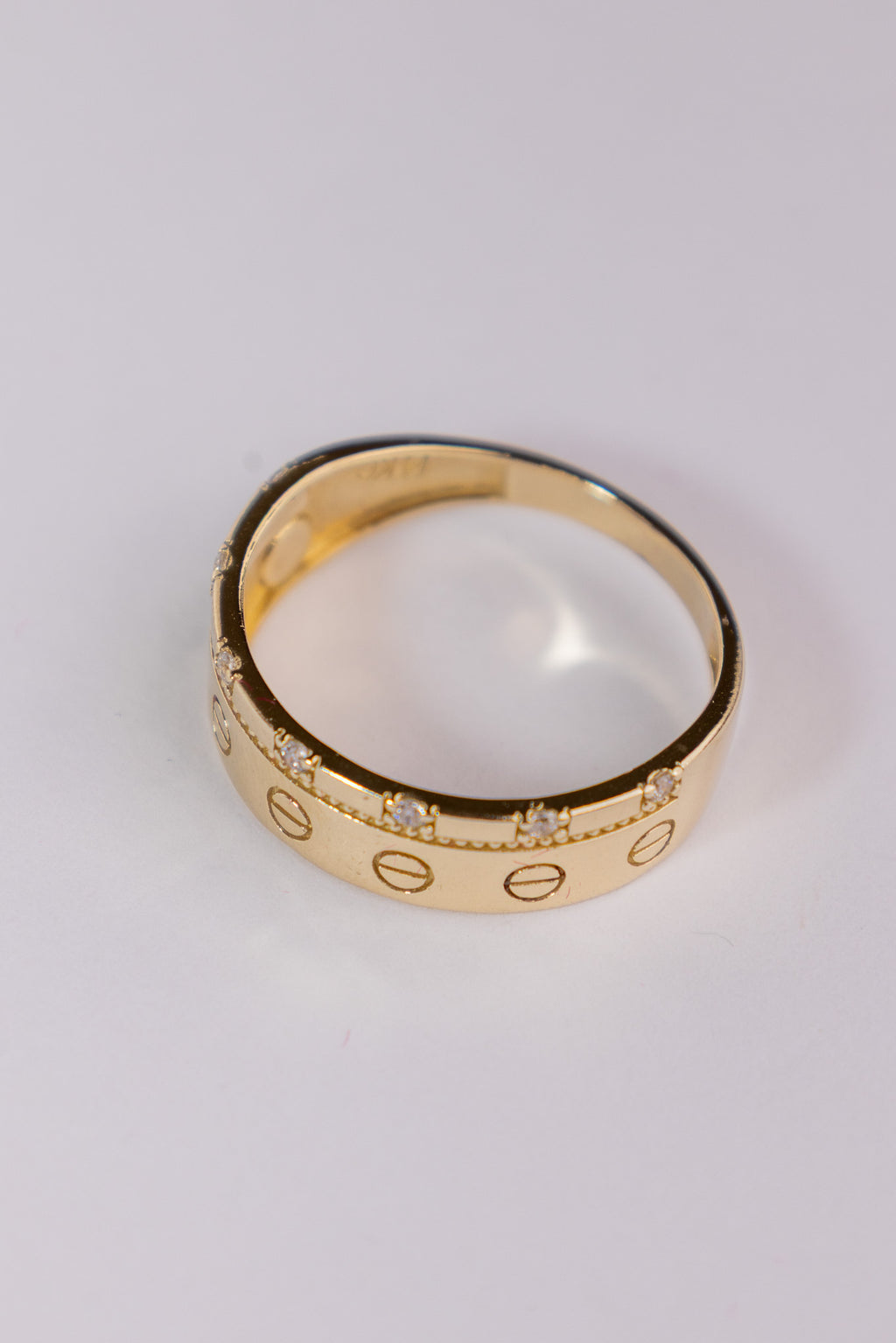 Anillo Banda 14k