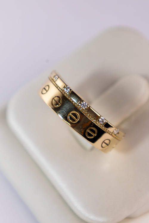 Anillo Banda 14k