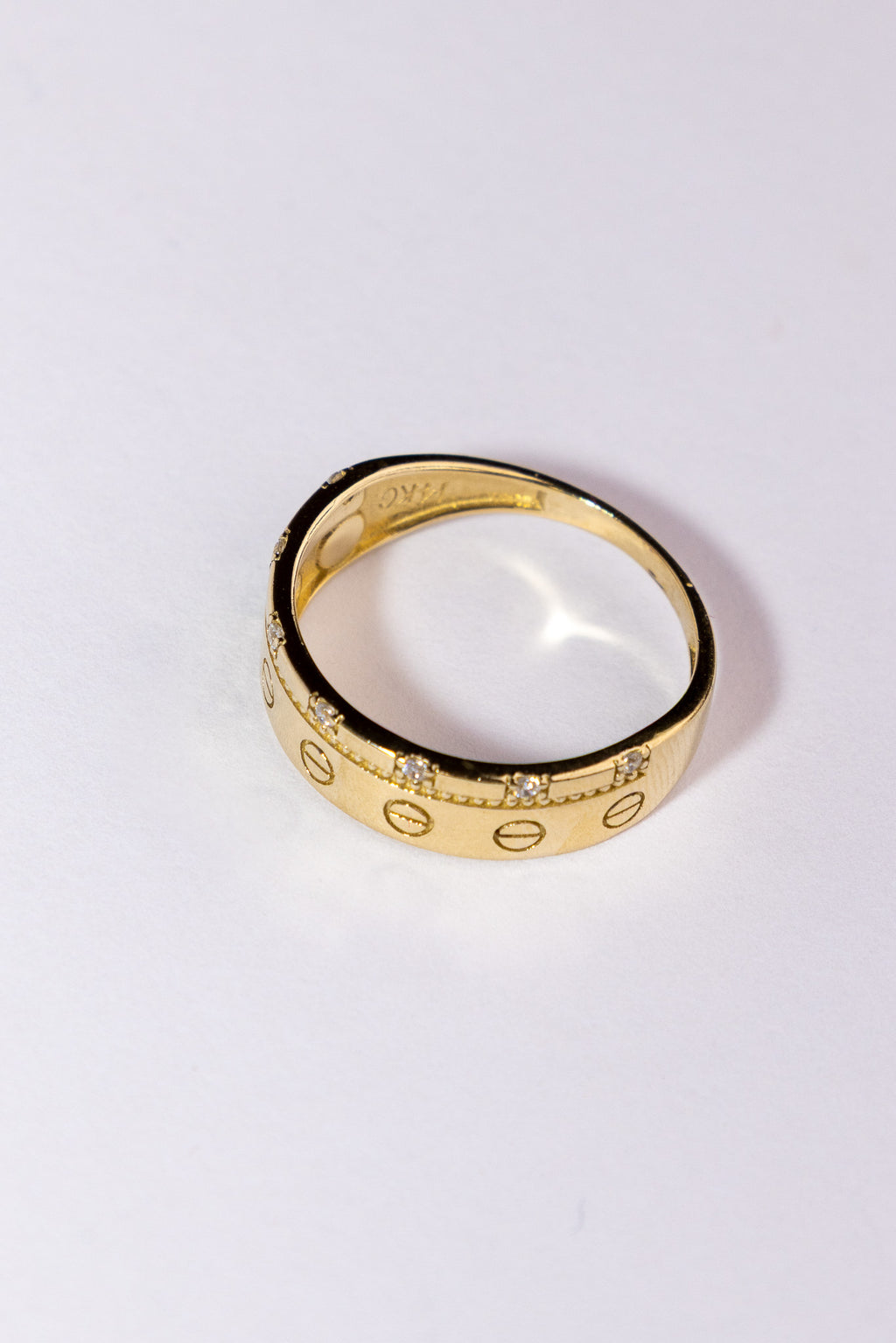 Anillo Banda 14k