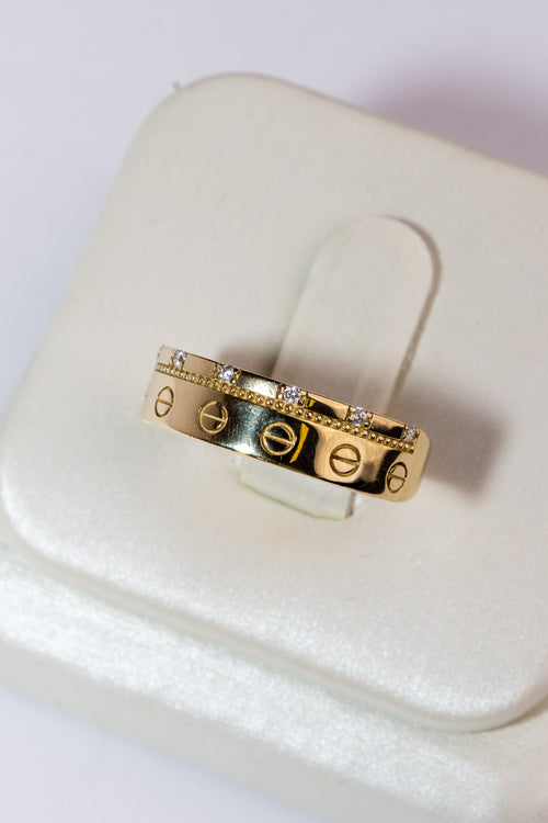 Anillo Banda 14k