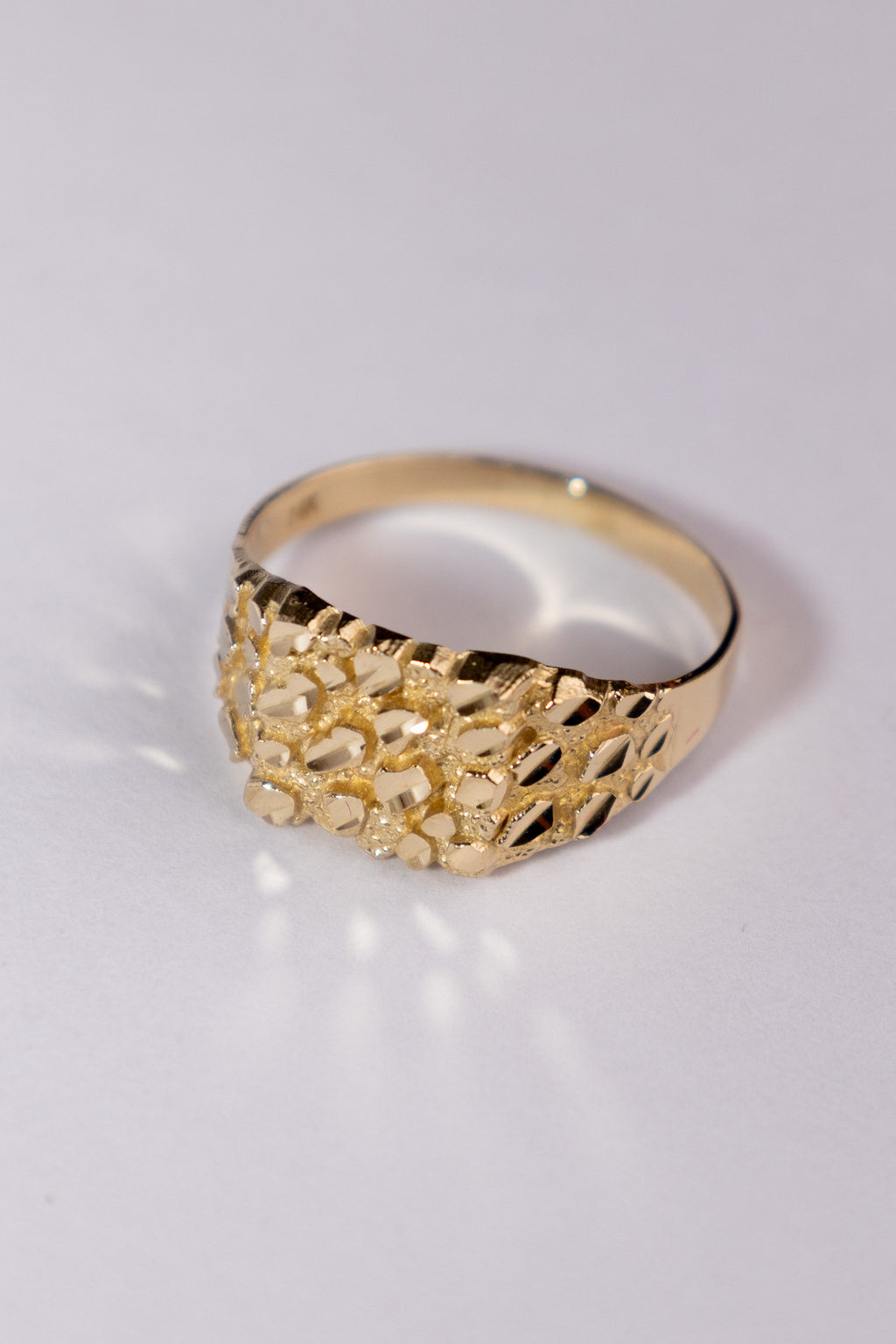 Anillo Nugget 14k
