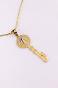 Dije Llave San Benito 14k