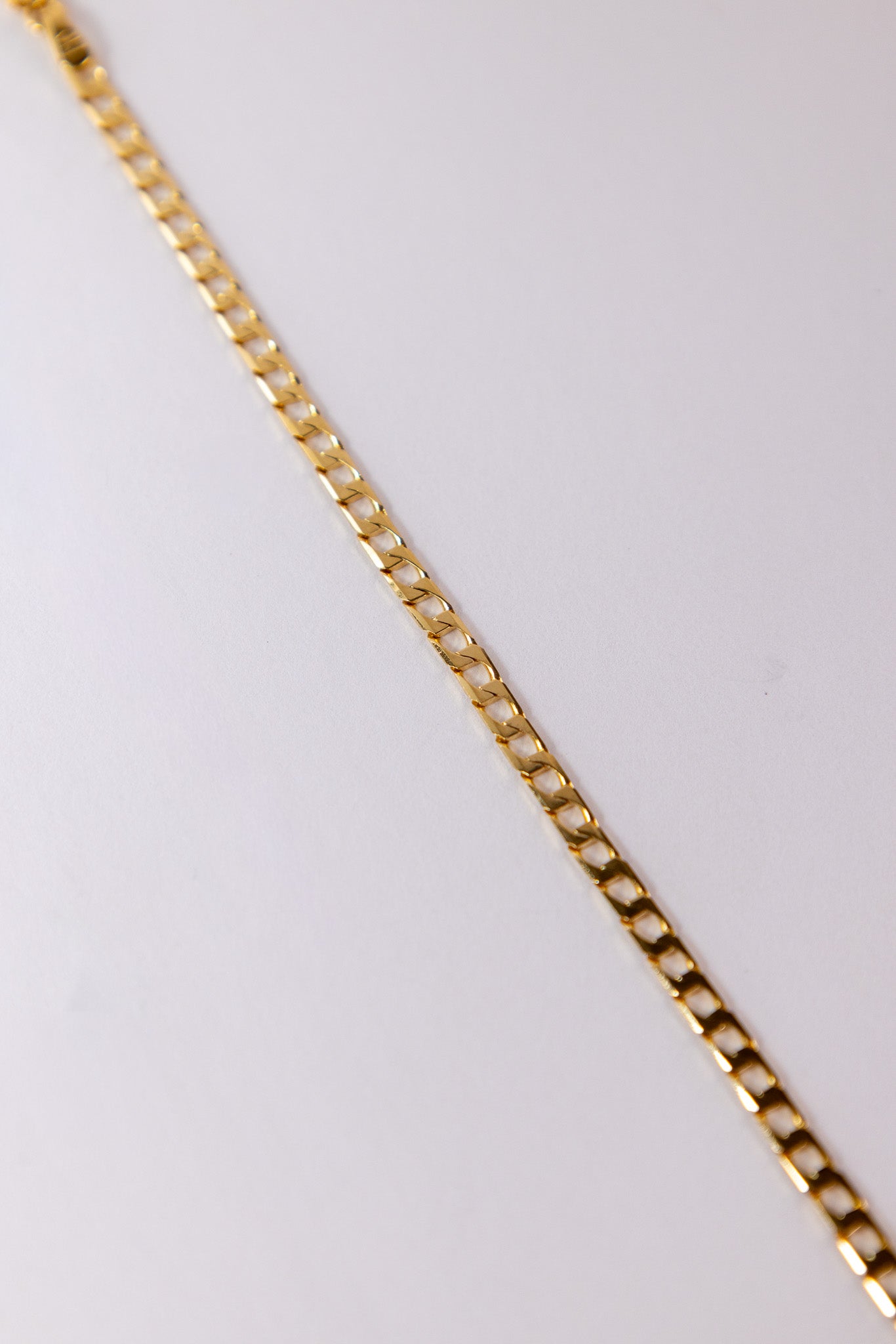 Pulsera Cubana Plain 18k