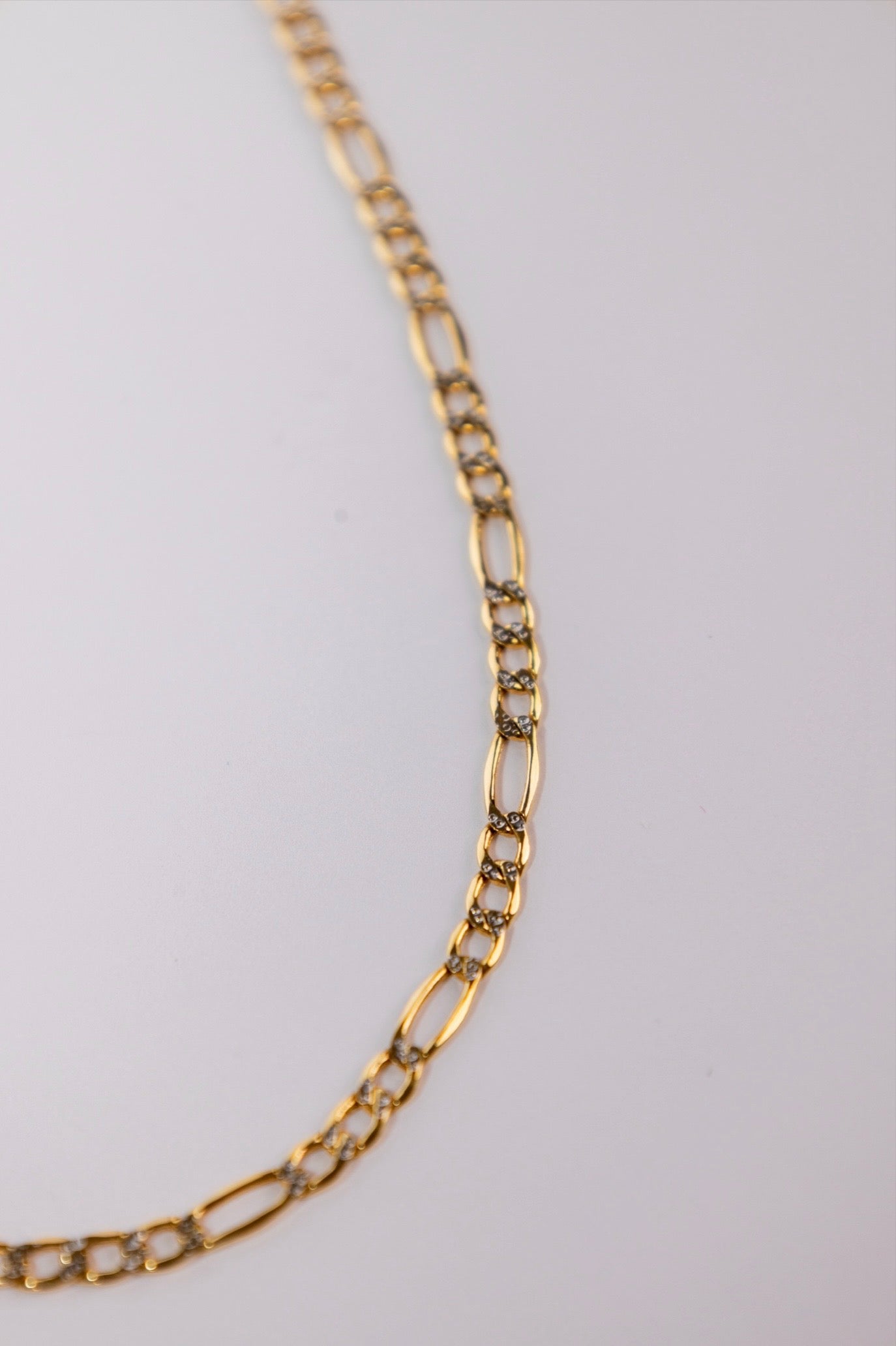 Cadena Figaro 14k