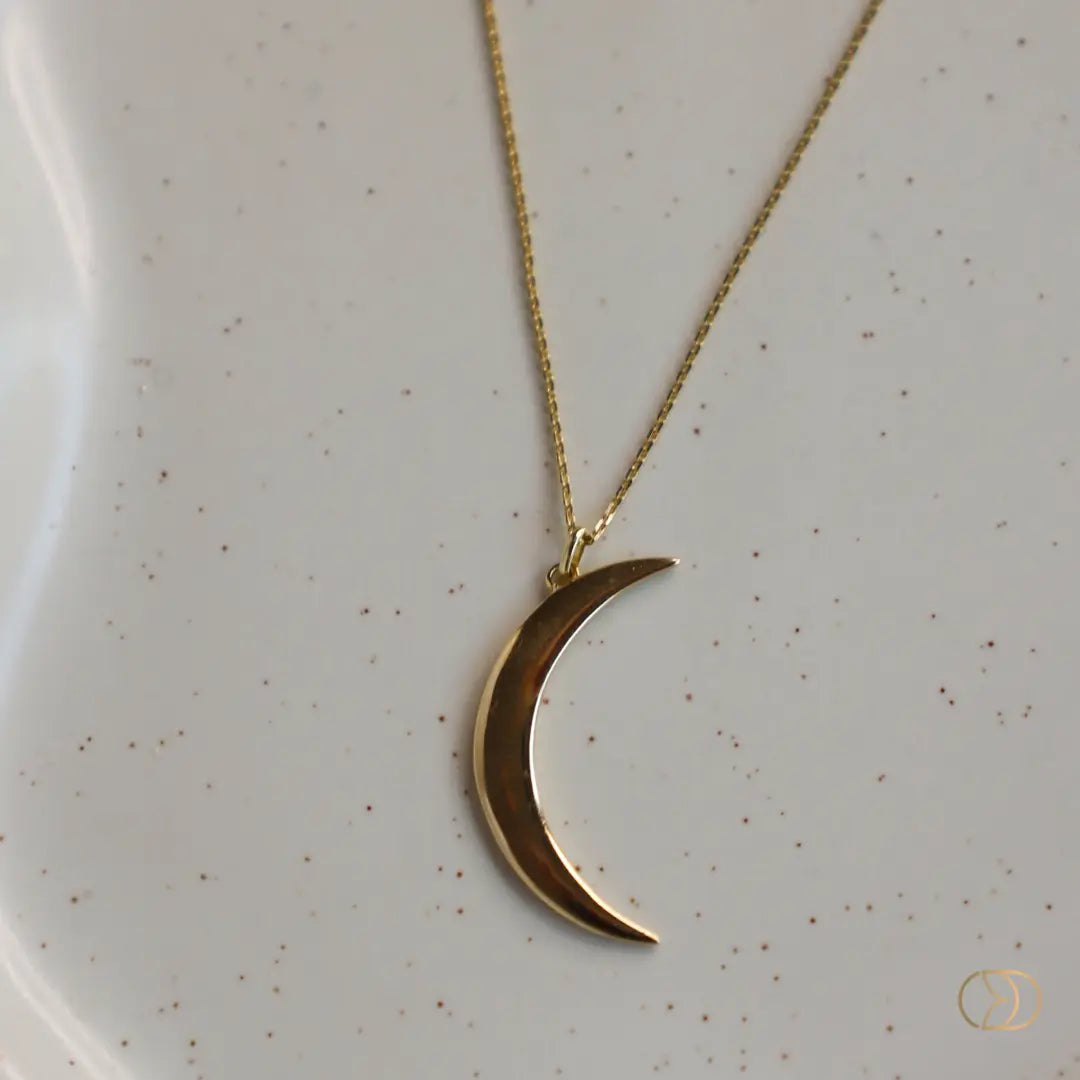 Luna Necklace 14k Gold