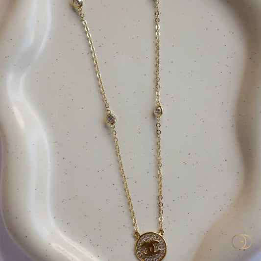 Isabella Necklace 14k Gold