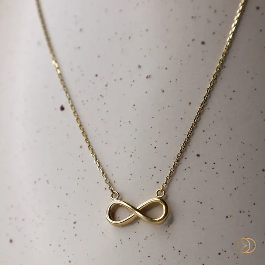 Infinity Necklace 14k Gold