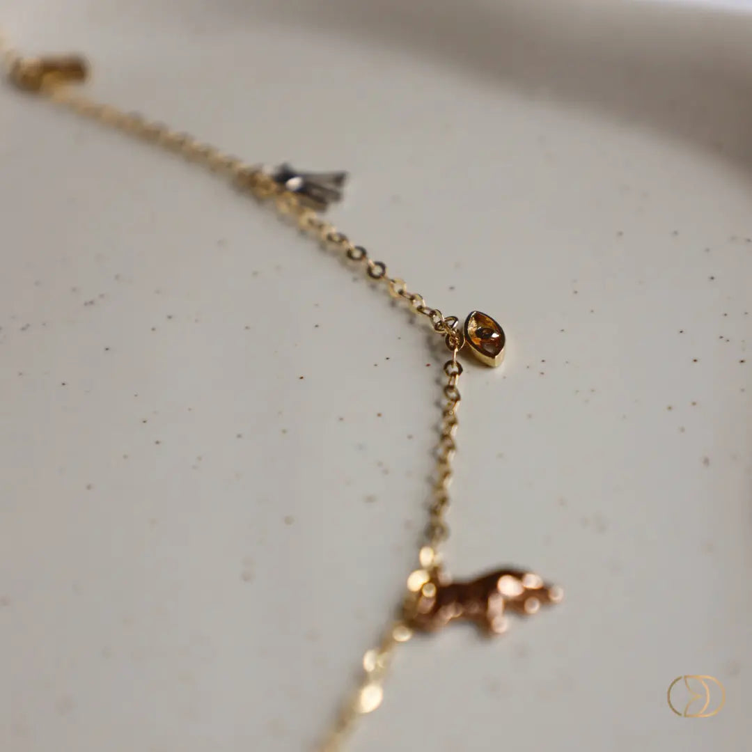 Lucky Necklace 14k Gold