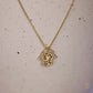 Hamsa Necklace 14k Gold