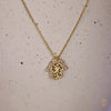 Hamsa Necklace 14k Gold