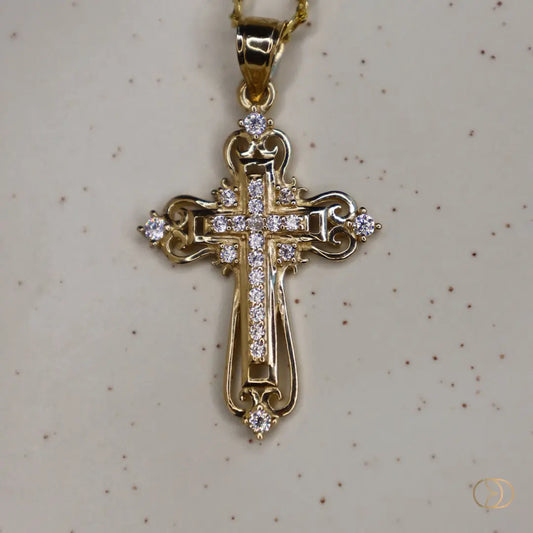 Fancy Cross 14k