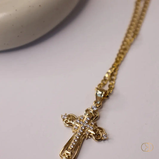 Fancy Cross 14k